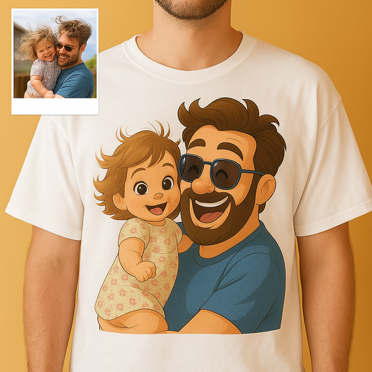 🎬✨ Custom Pixar-Style Unisex Oversized T-Shirt