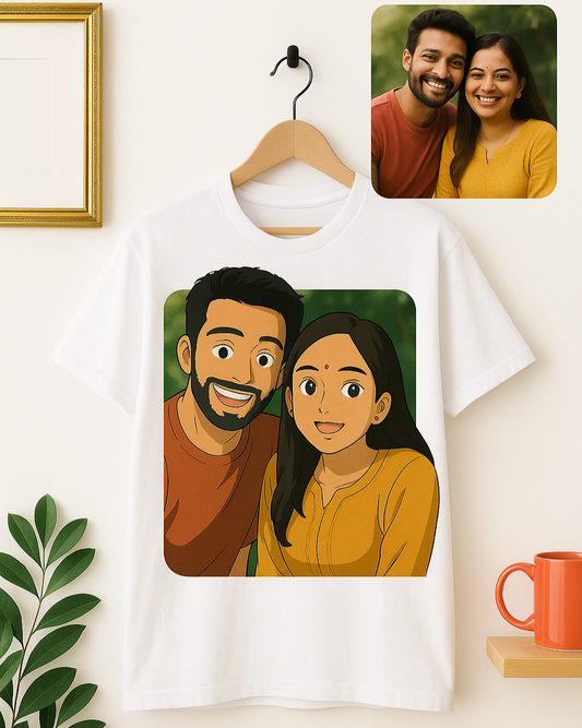 🌟 Ghibli Style Unisex Oversized Custom T-Shirt