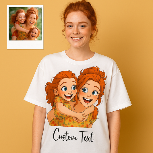 🎬✨ Custom Pixar-Style Unisex Oversized T-Shirt