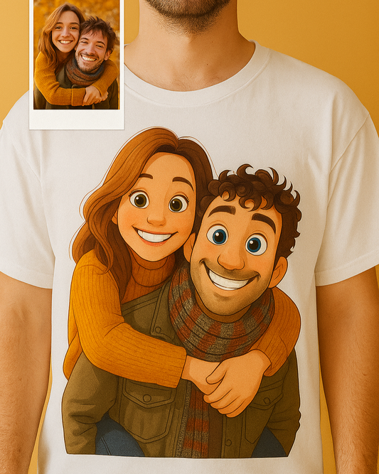 🎬✨ Custom Pixar-Style Unisex Oversized T-Shirt