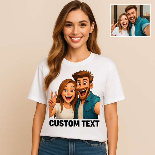 🎬✨ Custom Pixar-Style Unisex Oversized T-Shirt