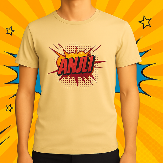 🎨💥 Custom Pop Art & Name unisex T-Shirt