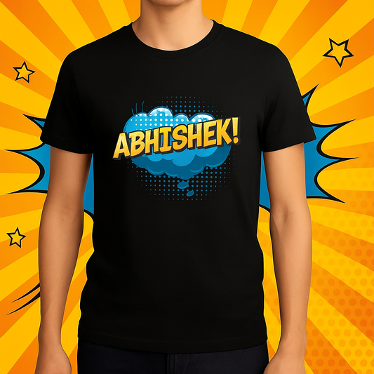 🎨💥 Custom Pop Art & Name unisex T-Shirt