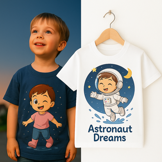 🎨🧒 Custom Pixar-Style Kids T-Shirt