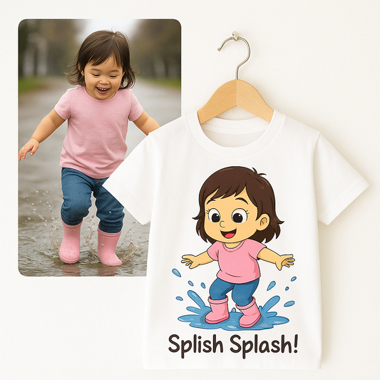 🎨🧒 Custom Pixar-Style Kids T-Shirt