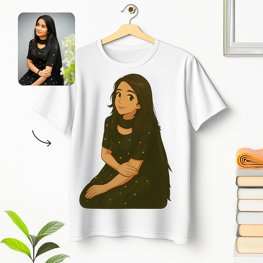 🌟 Ghibli Style Unisex Oversized Custom T-Shirt