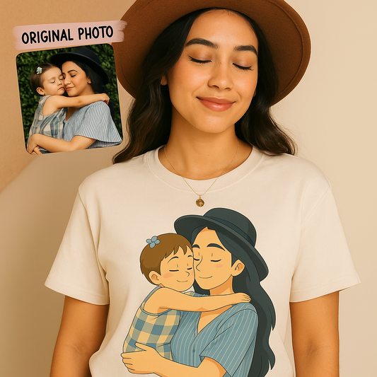 🌟 Ghibli Style Unisex Oversized Custom T-Shirt