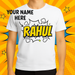 🎨💥 Custom Pop Art & Name unisex T-Shirt