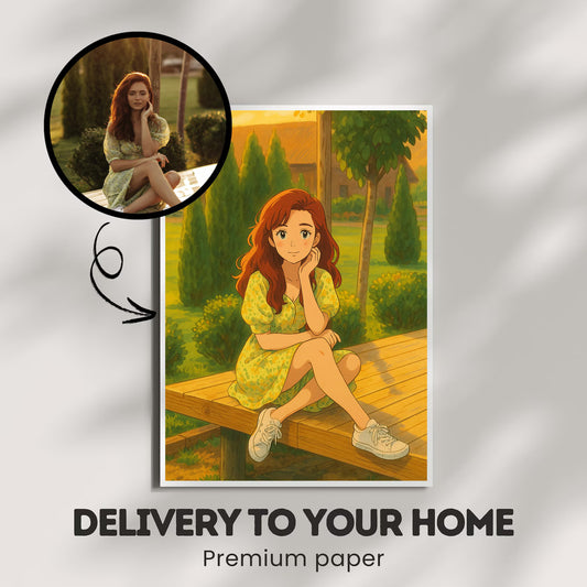 🌸🎨 Custom Ghibli-Inspired Poster